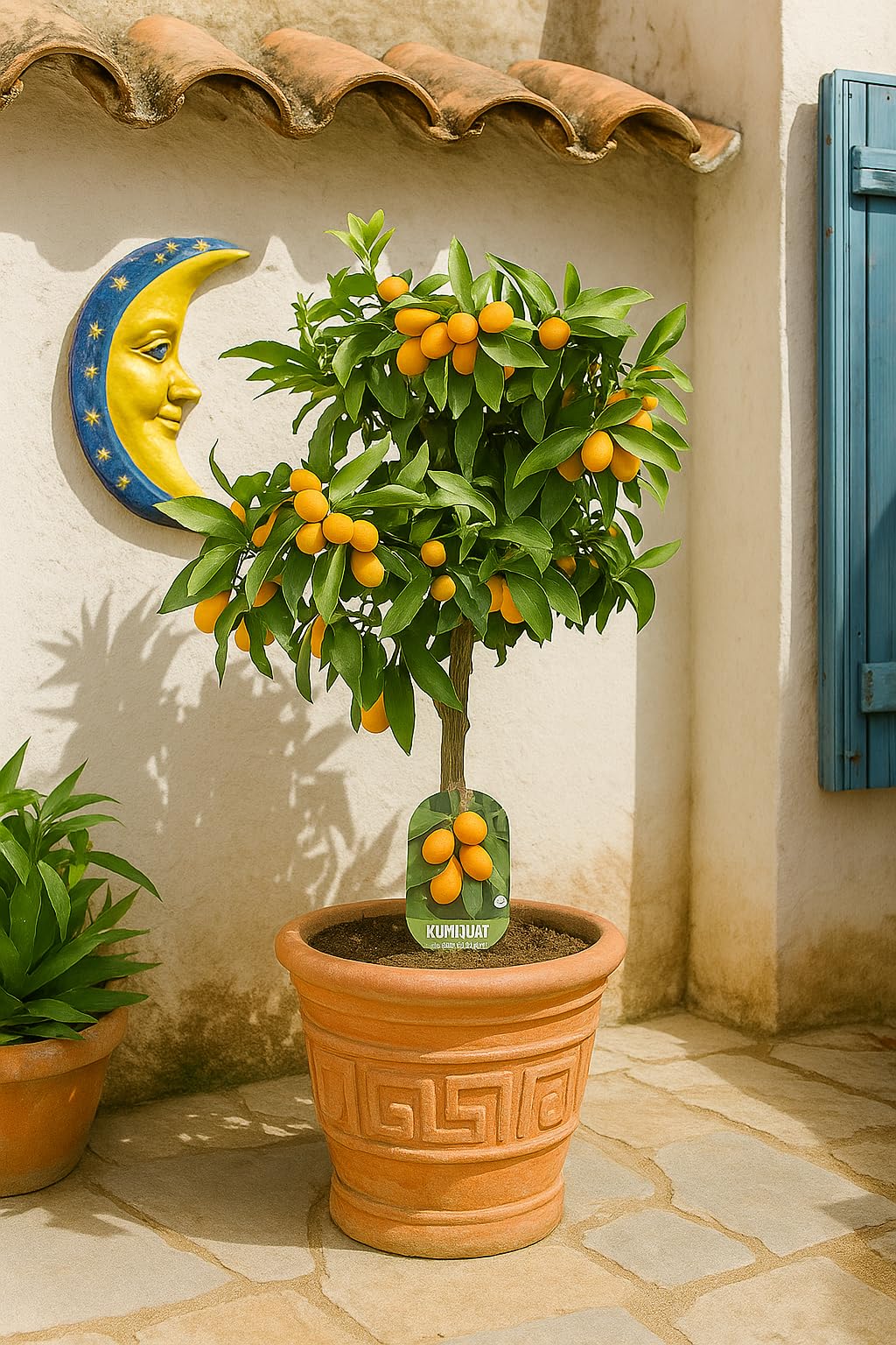 Garden Center Shop | Kumquat en Maceta 80 cm | Naranjo Chino Fortunella Japonica | Frutal Decorativo | Ideal para Jardín, Terraza o Interior