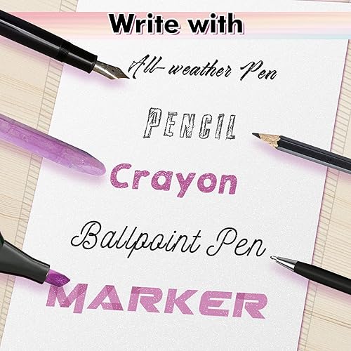 Miniatura 6 de KOALA PAPER Papel impermeable imprimible para impresora de inyección de tinta, 11 x 17 pulgadas, 30 hojas, papel de impresora de vinilo blanco mate,