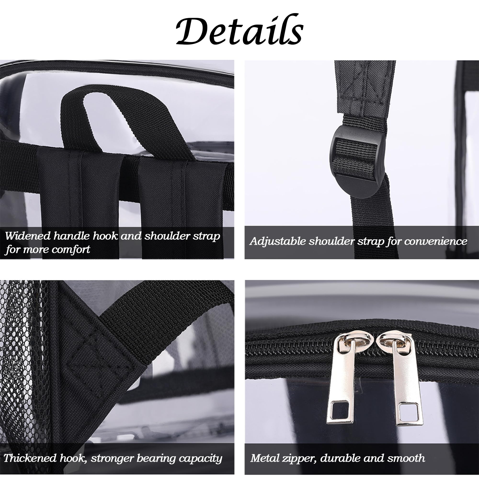 Personalized Clear Backpack with Name Custom Clear Bookbag Customized Any Text PVC Heavy Duty Transparent Backpack, Gifts