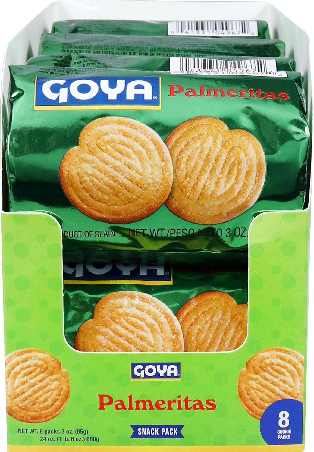 Goya Foods Palmerita Cookies, 5.82 Ounce (Pack of 16)