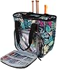 Coopay Craft Bag for Crochet Knitting Cross Stitch, Knitting Bags and Knitting Organizers, Crochet Project Bags for Wool and Needles Storage, Travel Sewing Bag Yarn Holder Accessories, Rainforest