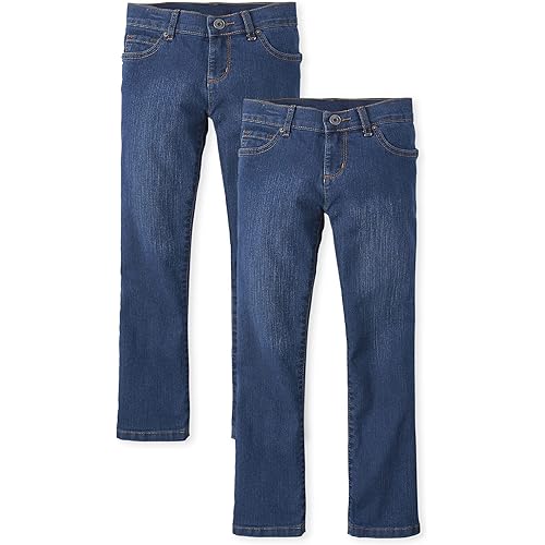 The Children's Place Girls' Basic Bootcut Jeans