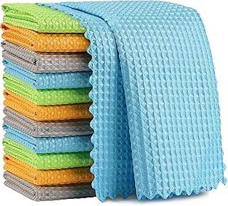 AIDEA Microfiber Lint-Free Glass Cleaning Cloths