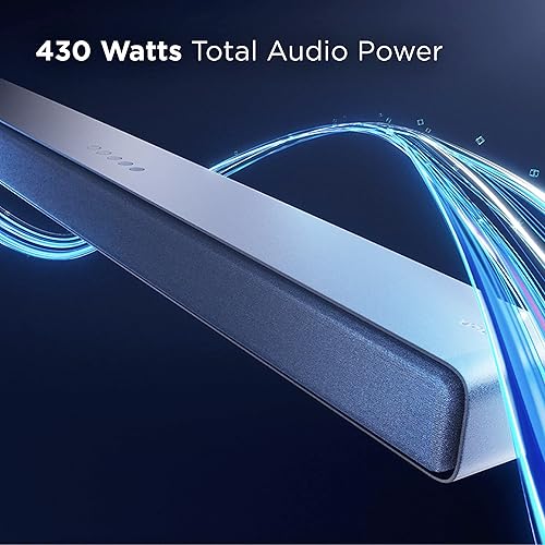 Miniatura 4 de TCL Barra de sonido de 5.1 canales con subwoofer inalámbrico (Q6510, modelo 2023), Dolby Audio, DTS VirtualX, 430W, altavoz de canal central