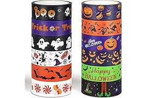 SANNIX Halloween Tape Decorations: Spooky Fun for Your DIY Delights