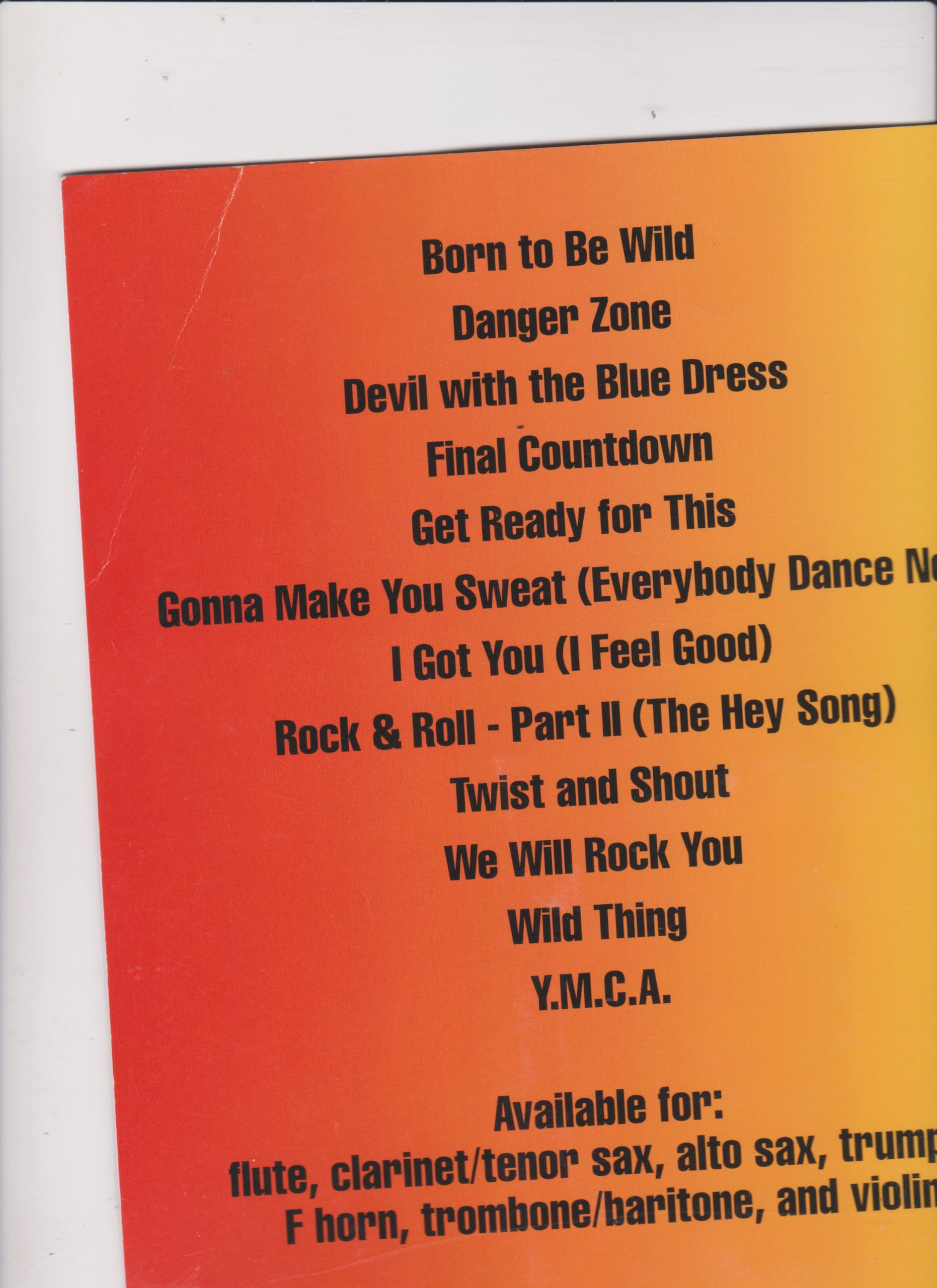 Band Jam Clarinet Tenor Sax: Play Your Favorite Rock Hits With Cd Accompaniment