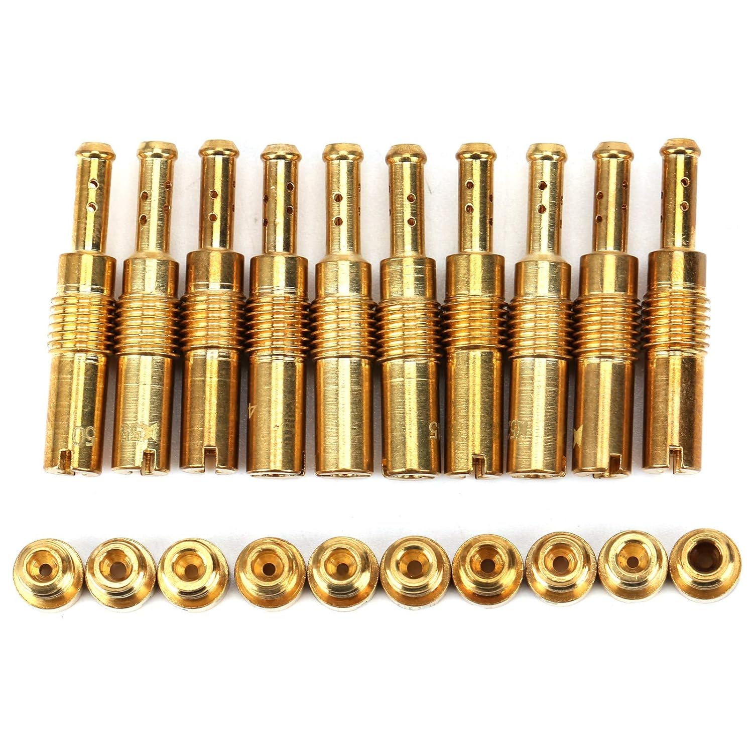 Carburetor Main Nozzle, for PWK/CVK/PE Carburetor 10 Pcs Carburetor Main Jet Carburetor Pilot