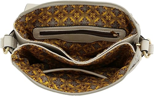 Miniatura 6 de ALYSSA Bolsa cruzada con doble compartimento y solapa grande