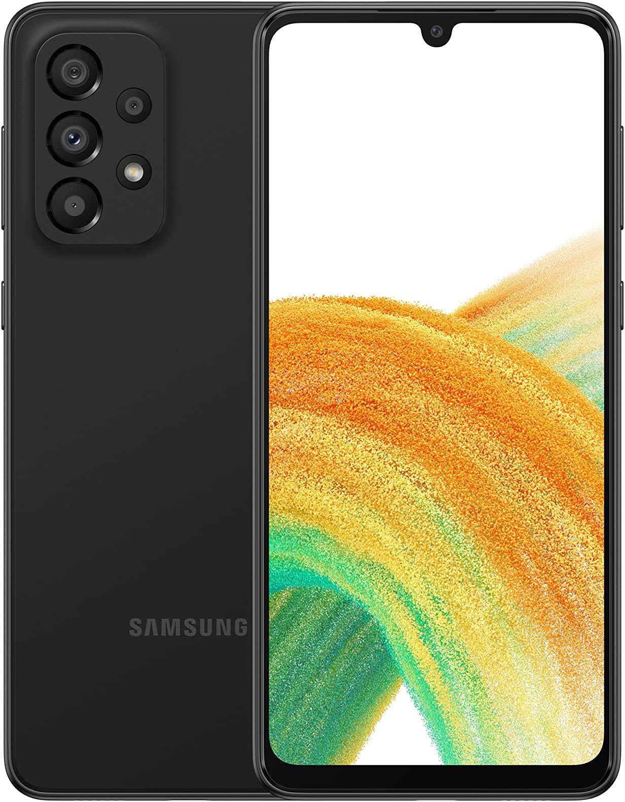 Samsung Galaxy A33 5G Mobile Phone Dual SIM Android Smartphone 128GB Awesome Black (UAE Version)
