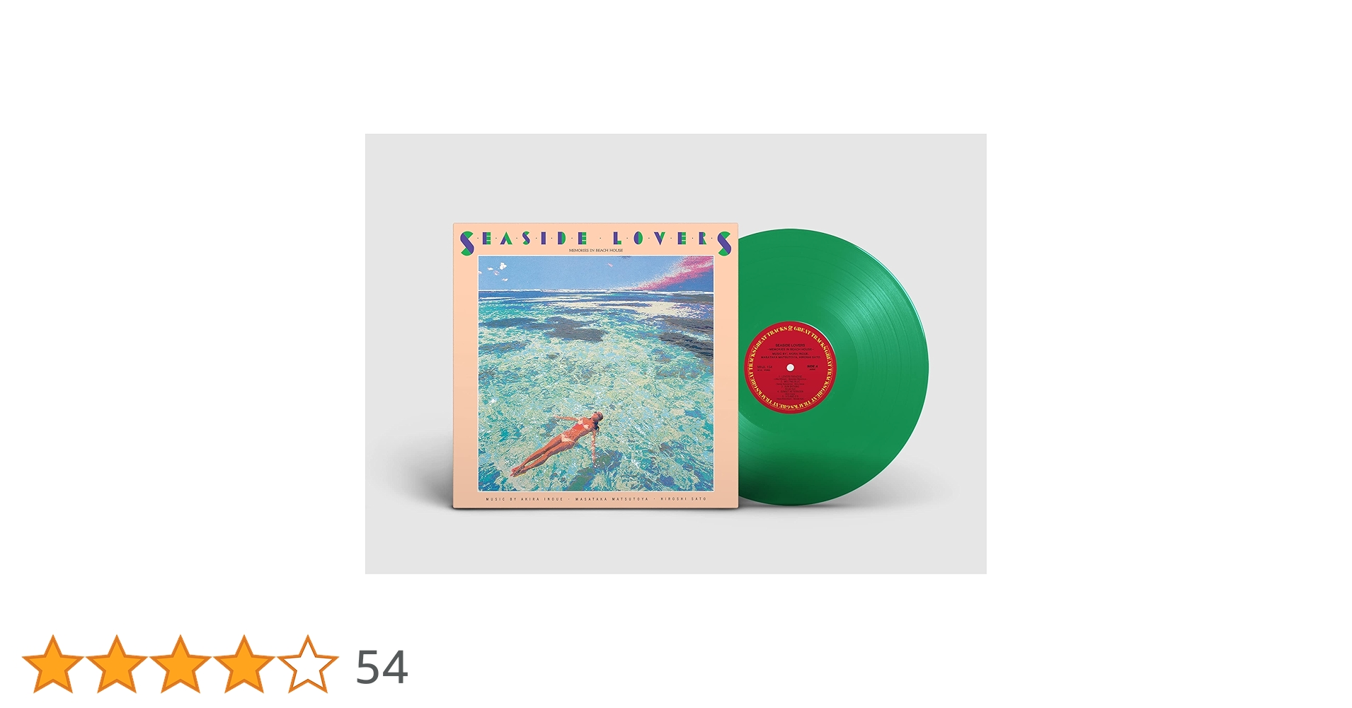 [レコード オリジナル] SEASIDE LOVERS LP 佐藤博 Masataka Matsutoya, Akira Inoue, Hiroshi Sato – Seaside