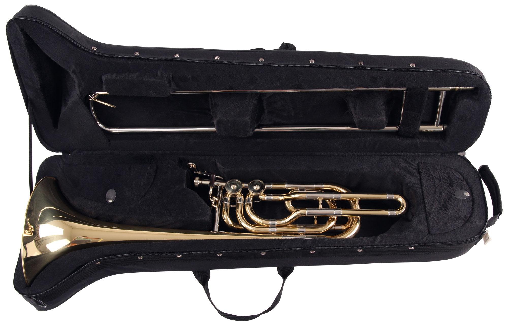 Classic Cantabile BP-60 Trombone Basso (2 valvole, valvola di quarta, valvola di quinta, bocchino, custodia/zaino)