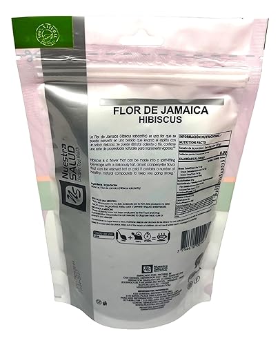 Miniatura 4 de Té de hibisco Infusión de hierbas Flor De Jamaica Value Zip Lock (3.03 oz)