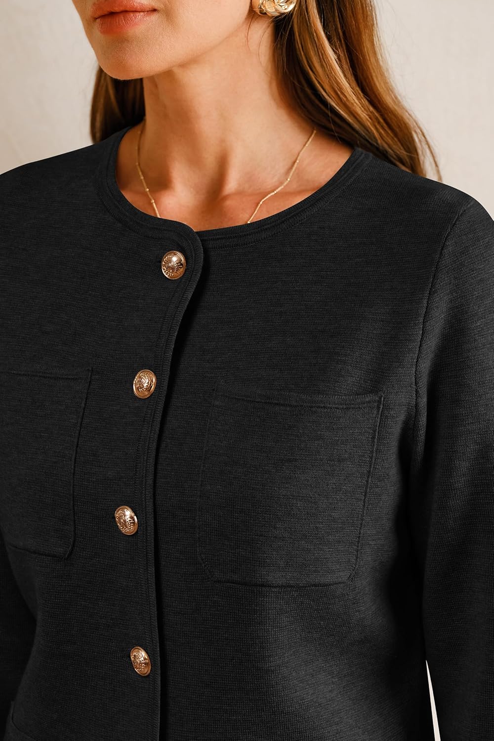 Arach&Cloz Womens Wool Blend Sweater Blazers Business Casual Jacket with Pockets 2026 - Image 6