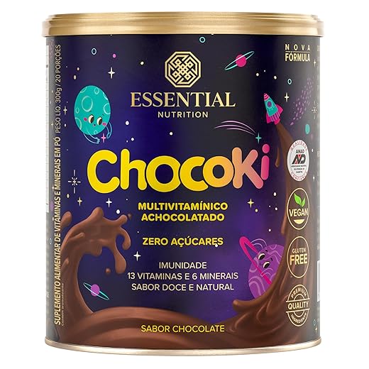 Chocoki sabor Chocolate lata 300g - Essential Nutrition