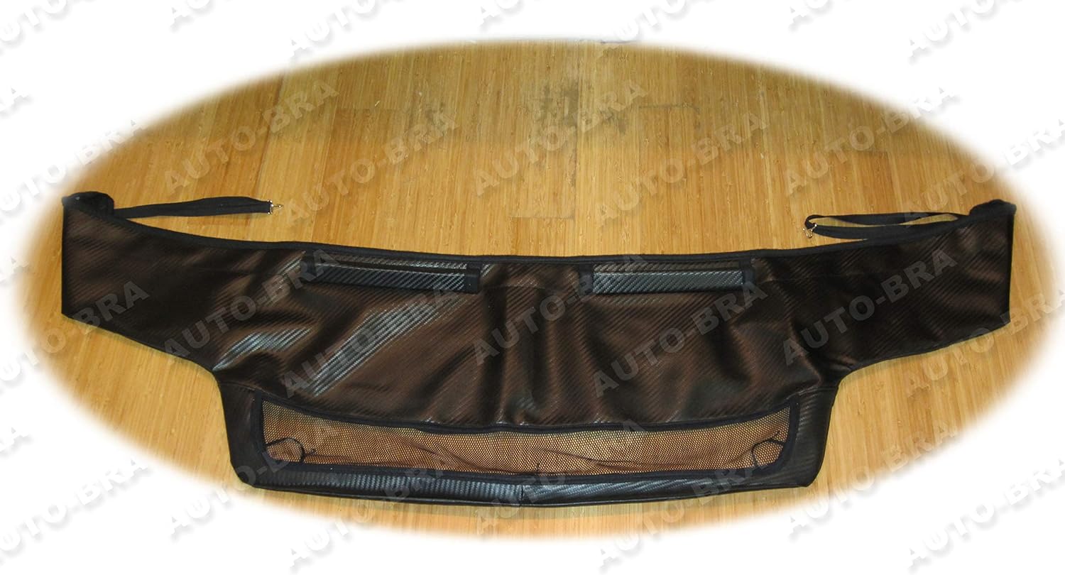 AB-00955 Carbon Fiber Look Auto-Bra Compatible with Audi 80 B4 1991-1995 Custom CAR Hood Bra Nose Front END MASK