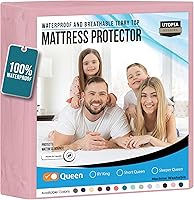 Vista 49 de Utopia Bedding - Protector de colchón de tamaño individual impermeable, paquete de 14 unidades, funda de colchón de rizo de 200 GSM, funda de cama