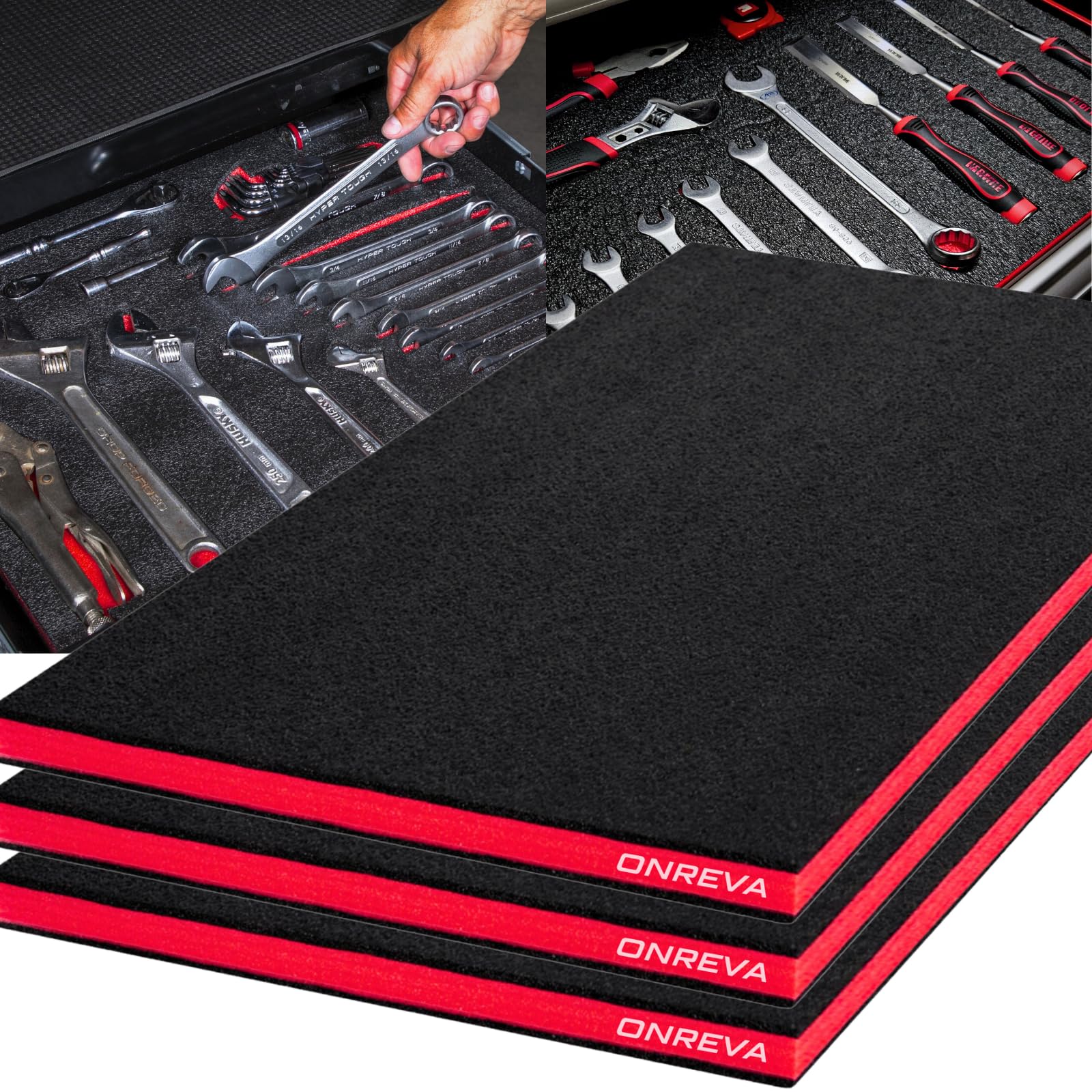 Amazon.com: ONREVA Tool Box Foam 18x12x1 inch 3Pack, Foam Inserts