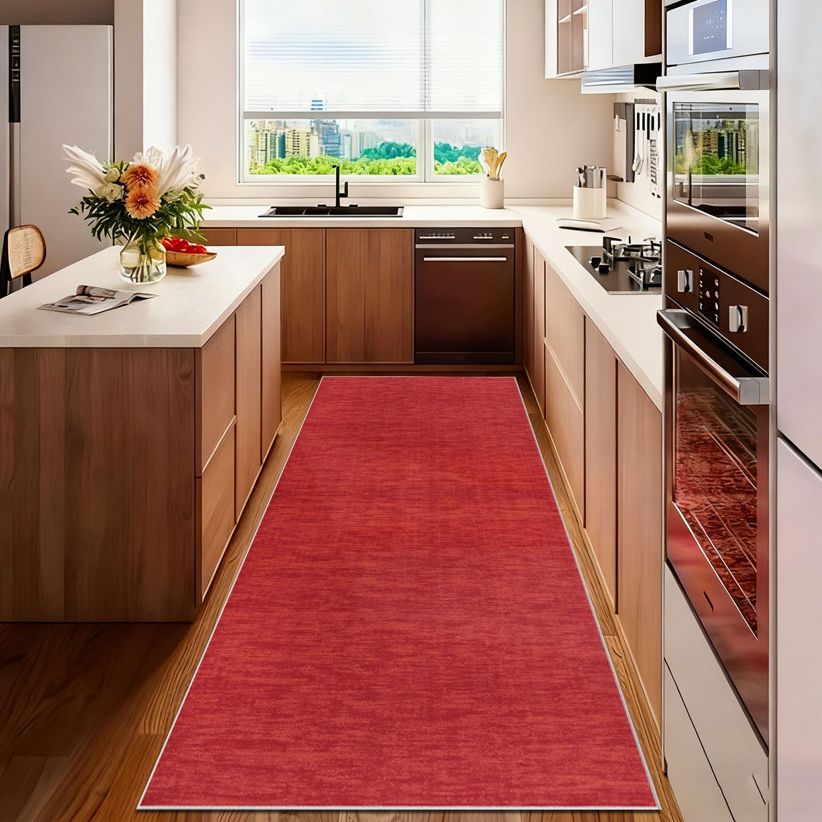 Tapis de couloir lavable pour une cuisine et une buanderie propres