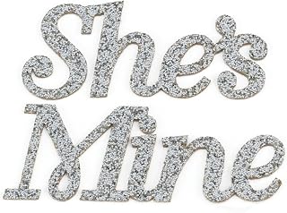 Lillian Rose 0.75" Mine Groom Wedding Shoe Stickers, Blue