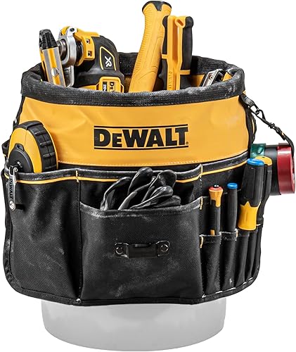 Miniatura 9 de DEWALT Organizador de herramientas, 37 bolsillos y trabillas para almacenamiento de herramientas, incluyendo un bolsillo TOUGHCASE (DWST560109)
