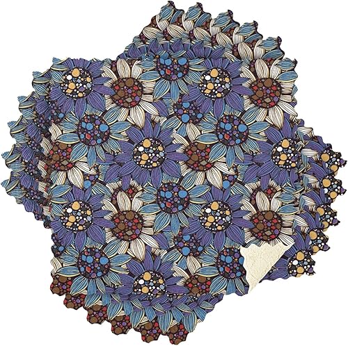 Miniatura 8 de KLL Ropa de plato con patrón de girasol sin costuras para lavar platos, restaurante, paños de té turcos, cocina, toallas de mano, café, cocina,