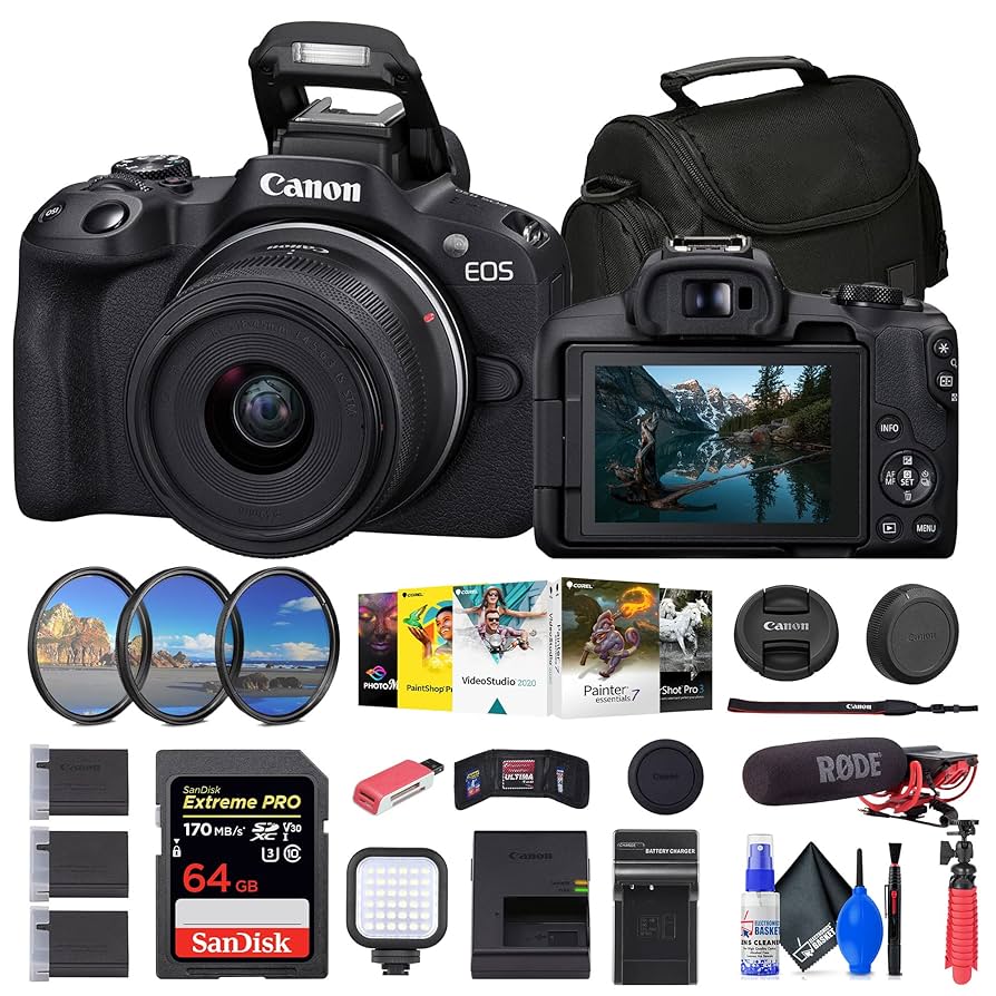 Amazon.com : Canon EOS R50 Mirrorless Camera with 18-45mm