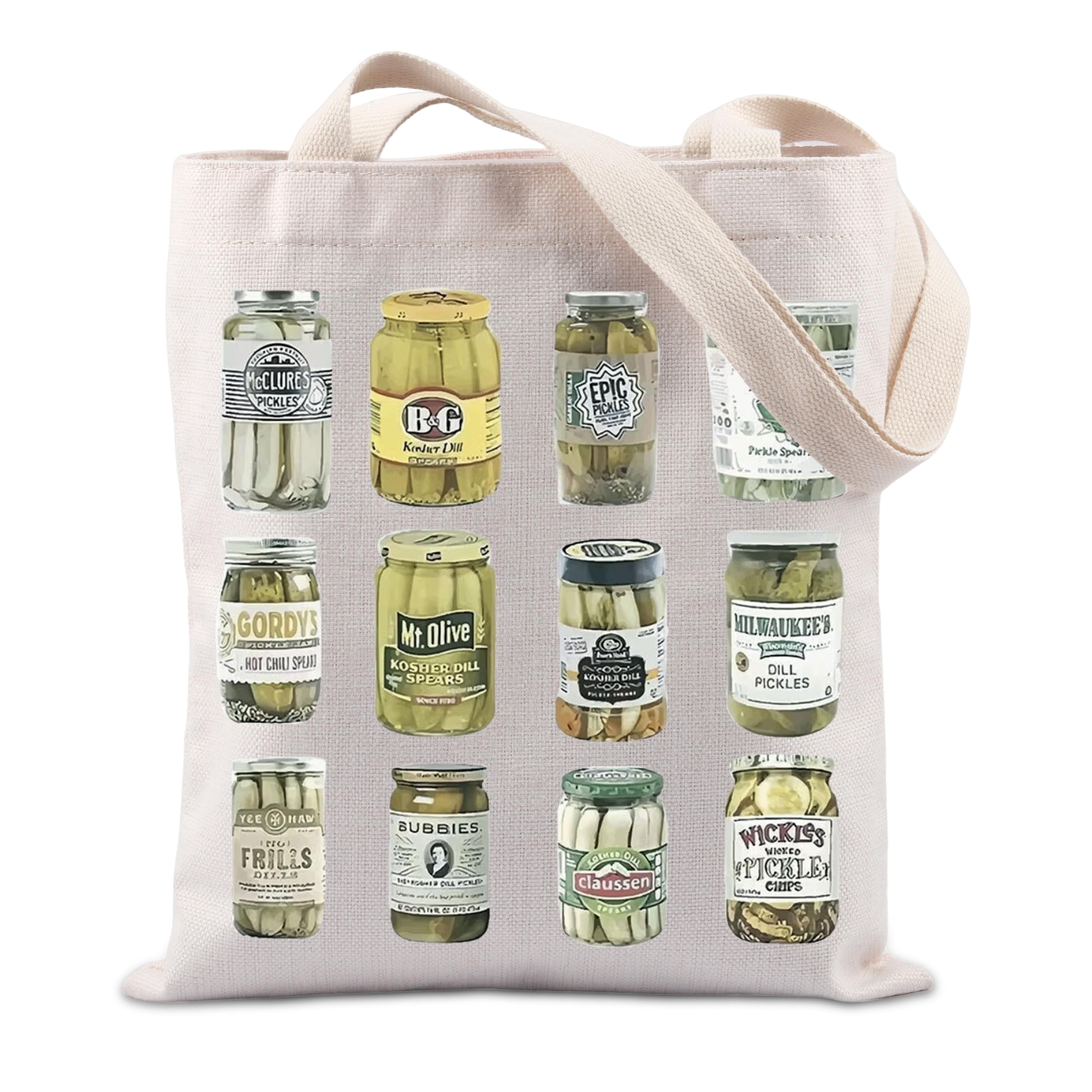 TIIMGPickles Gift Dill Pickle Gift Vegetarian Gift Pickle Lovers Tote Bag