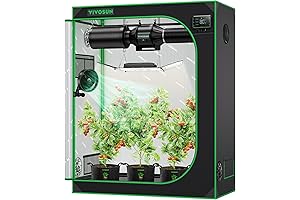 VIVOSUN S425 4x2 Hydroponic Plant Growing Tent for Indoor Gardens with VS2000 Lighting