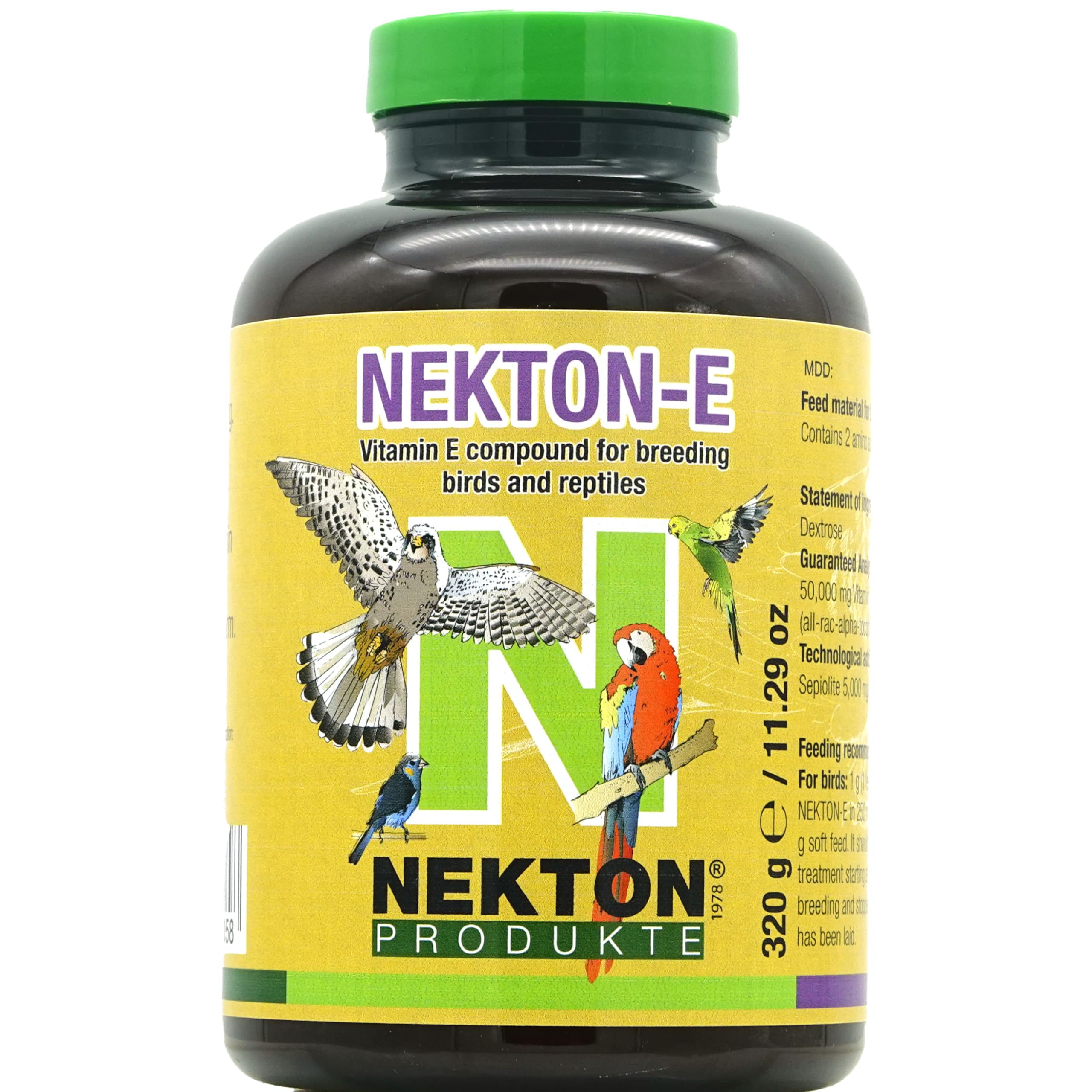 - Nekton E Vitamin E Supplement for Birds, 320gm