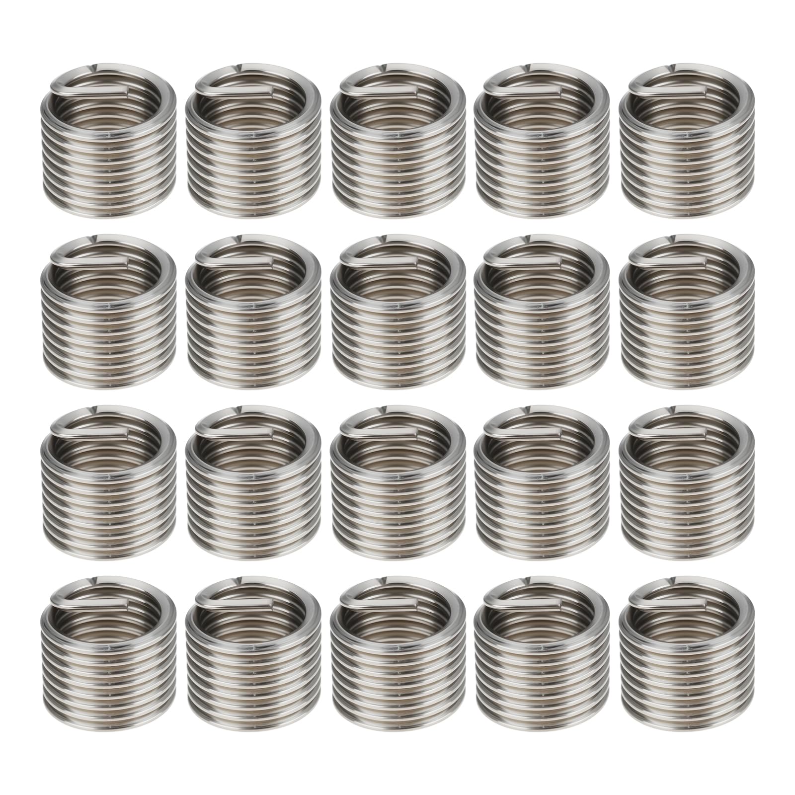 As Axis Spindleon 20Pcs M7x1.0x1.5d Helicoil 304 Stainless Steel Thread Repair Set For Mechanical Equipment Pipelines