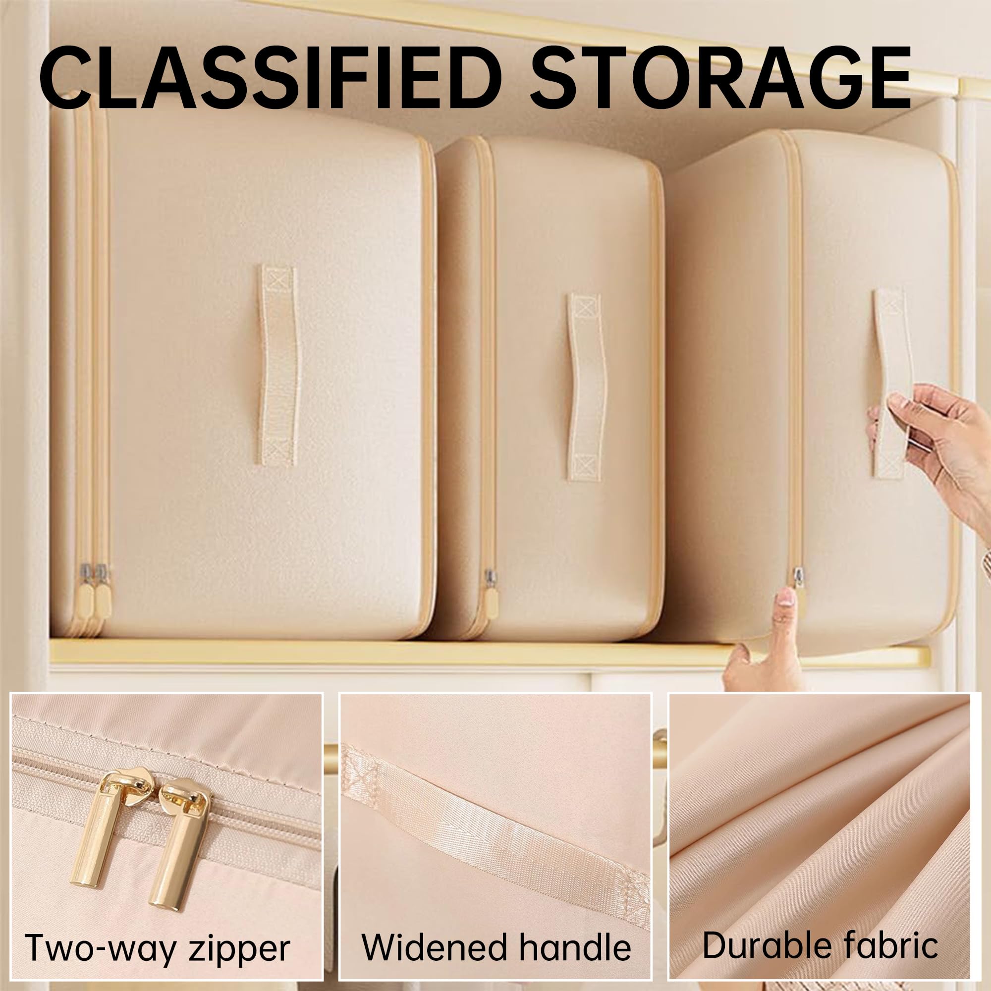 Organizer armadio Scatola Maxi portaoggetti grigio
