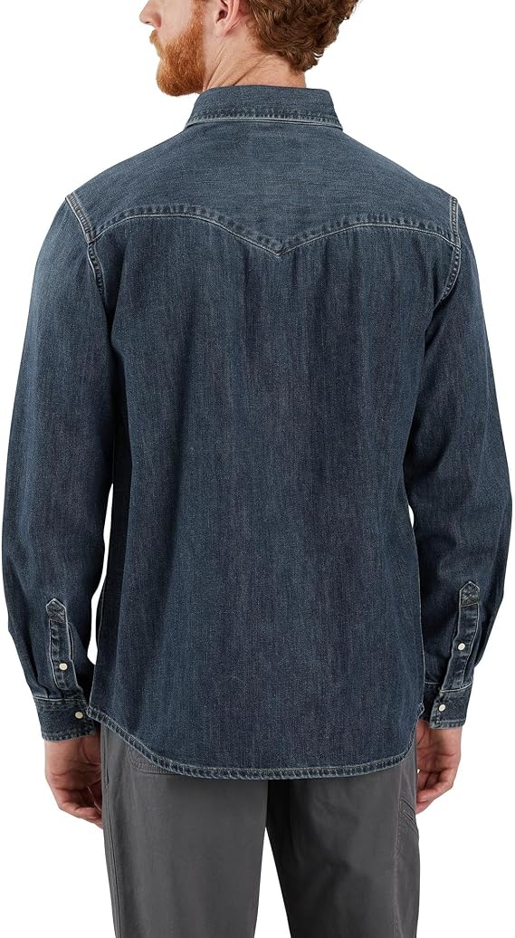Carhartt Men's Montana Denim Relaxed LS Shirt