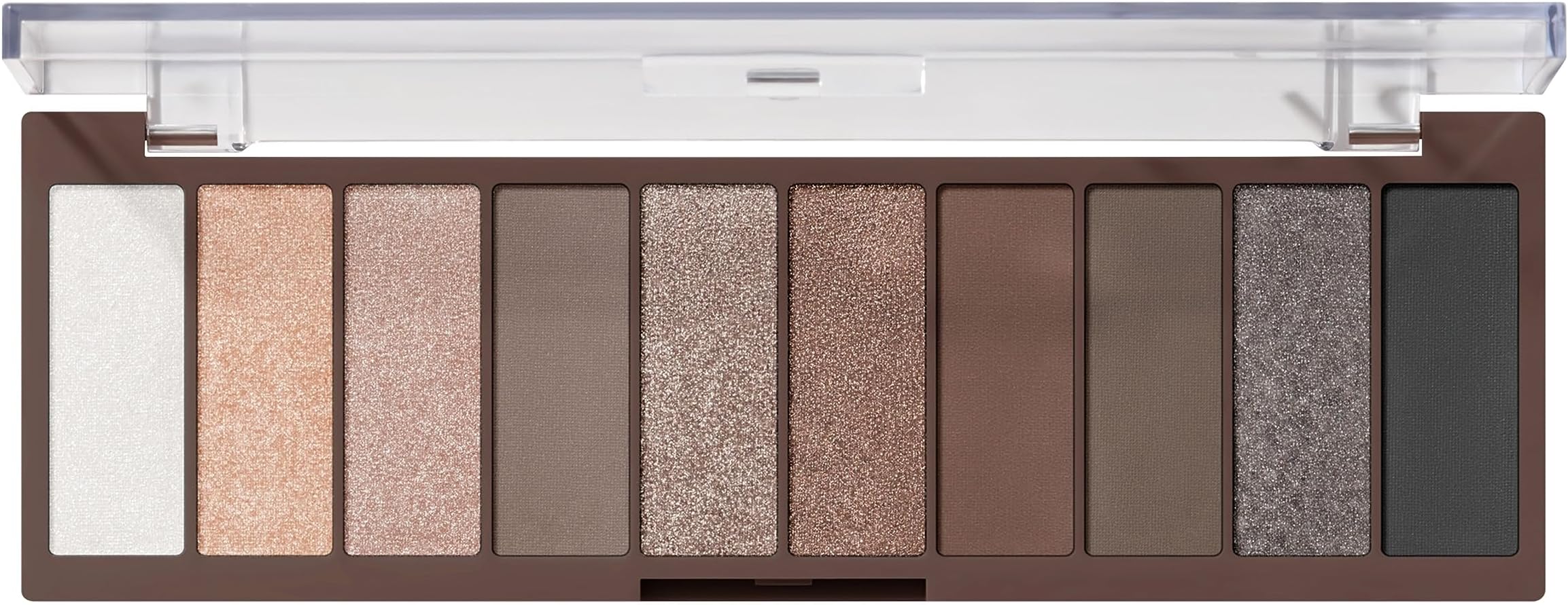 Perfect 10 Eyeshadow Palette, Ten Ultra-pigmented Nude Shades, Blendable Formula, Vegan & Cruelty-free, Everyday Smoky (Packaging May Vary)