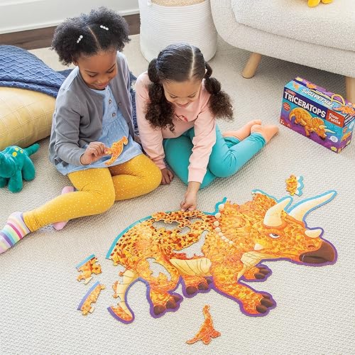Miniatura 2 de Peaceable Kingdom Rompecabezas de suelo gigante con piezas únicas y divertidas para niños a partir de 3 años, regalos para niños y niñas -