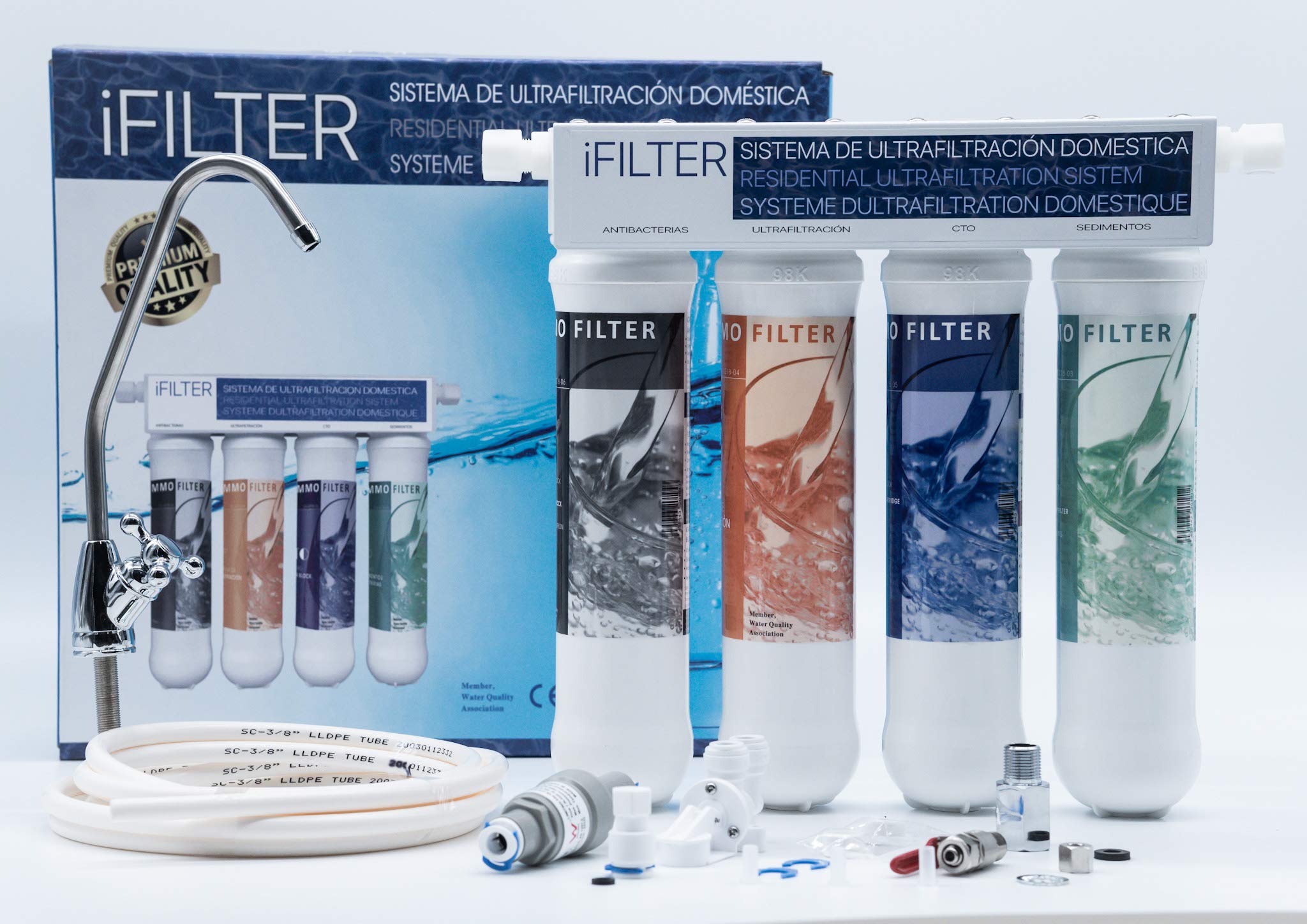 Equipo de Filtrado de Agua iFILTER | Sistema de Ultrafiltracion de Agua | Diseño Exclusivo (Fabricante: Hidro-Water S.L)