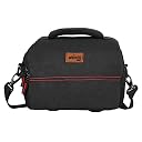 adventIQ Camera Bag Compact Retrospective Camera Shoulder Bag for DSLR/SLR & Mirrorless – Fits Nikon, Canon, Sony – Camera Bag for Travel – Shockproof Sling Case for Lens – Water-Resistant (Black Red) gallery image