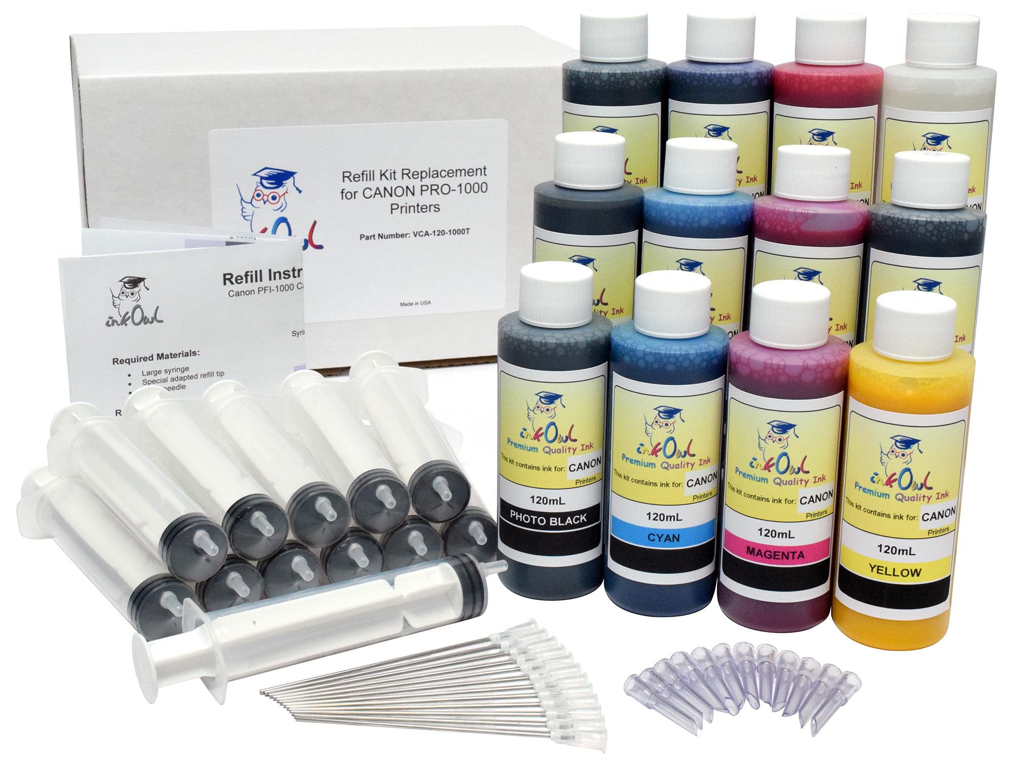 セール【メーカー純正】CanonPro-1000用 PFI-1000インク18個 Amazon.com: InkOwl Refill Kit Replacement for Canon PRO-1000