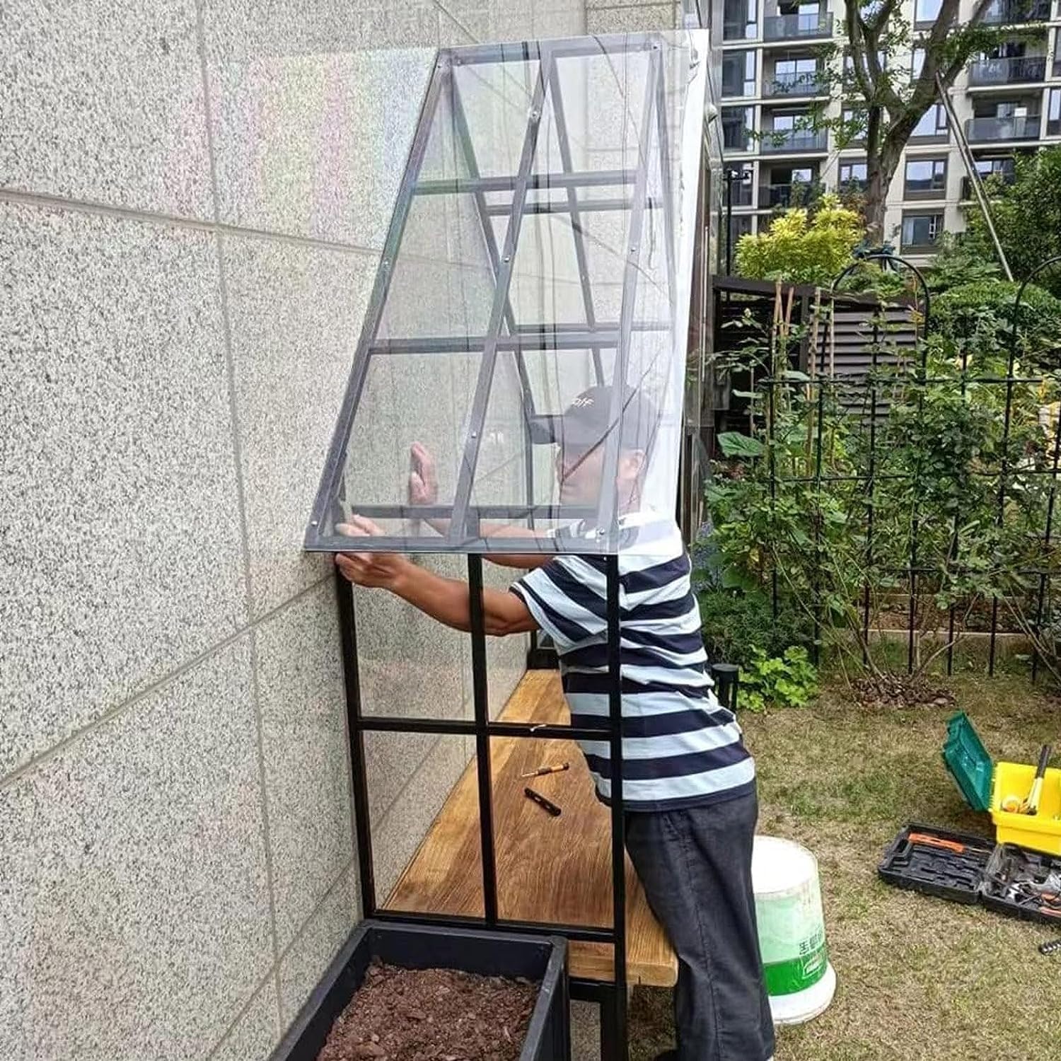 Feuilles de toiture en polycarbonate isolant contre la pluie avec protection UV