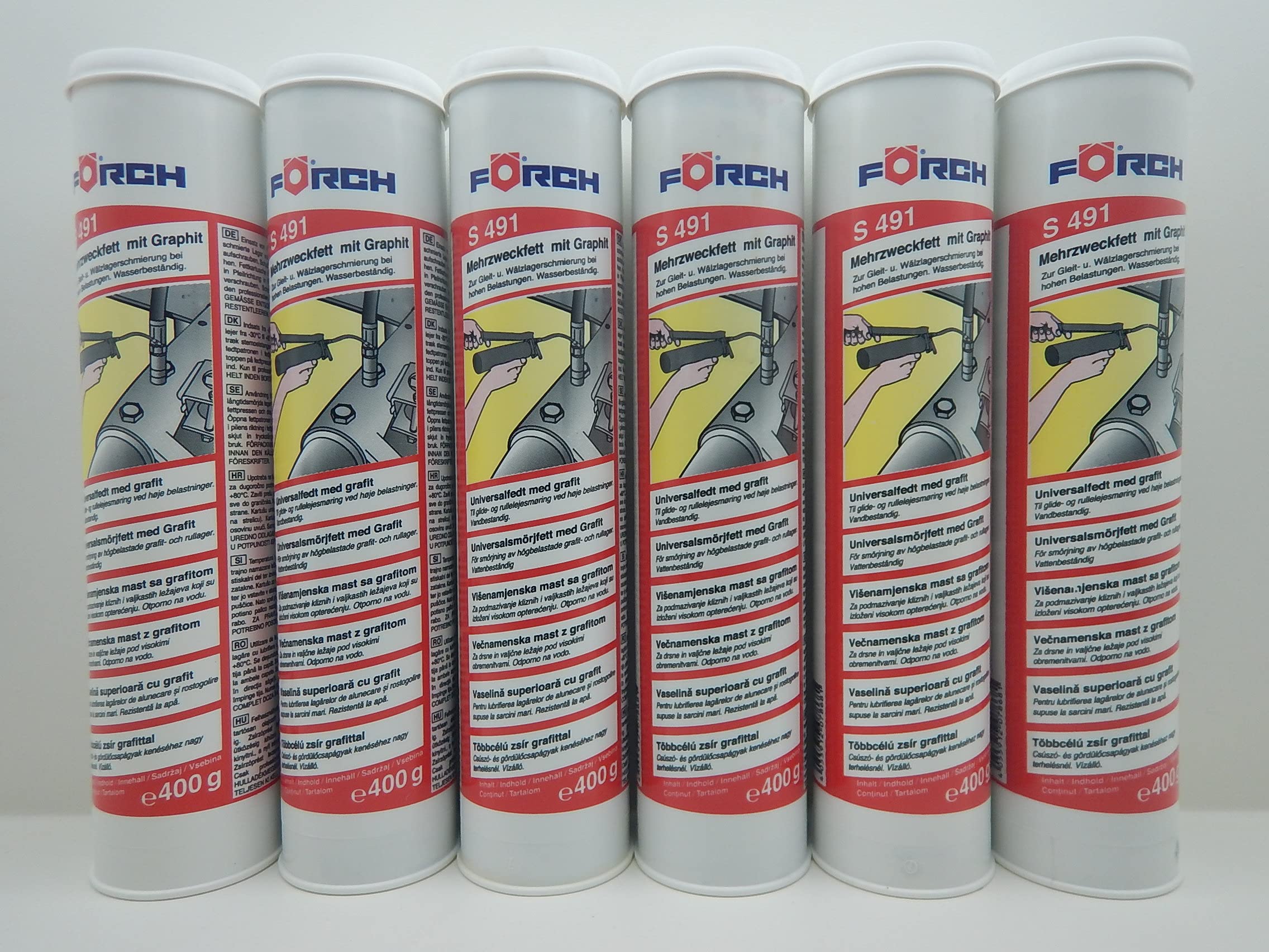 Förch Grasa multiusos con grafito, grasa lubricante para excavadora y excavadora (6)