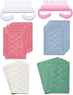 100/150/180/240 Grit Sandpaper Sheets Nail Brush Set, Mini Nail Files, Self-Adhesive Sandpaper Pads for Cuticle Pusher Slant Head, Handle Grip Nail Brush, Nail Art Pre-polishing, Newly Added