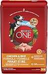 Purina ONE Nourriture Sèche pour Chien, Équilibre Microbiome Poulet & Riz - Sac de 14 kg (1 Paquet)