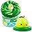 Original Squishmallows Ashely The Apple Premium Cloud Slime, Green Apple-Scented, 8 oz., Storage Container with Figurine Topper, Rubber Charm, Goodie Bags Stuffers, Kids Party Favors, Sensory Toys