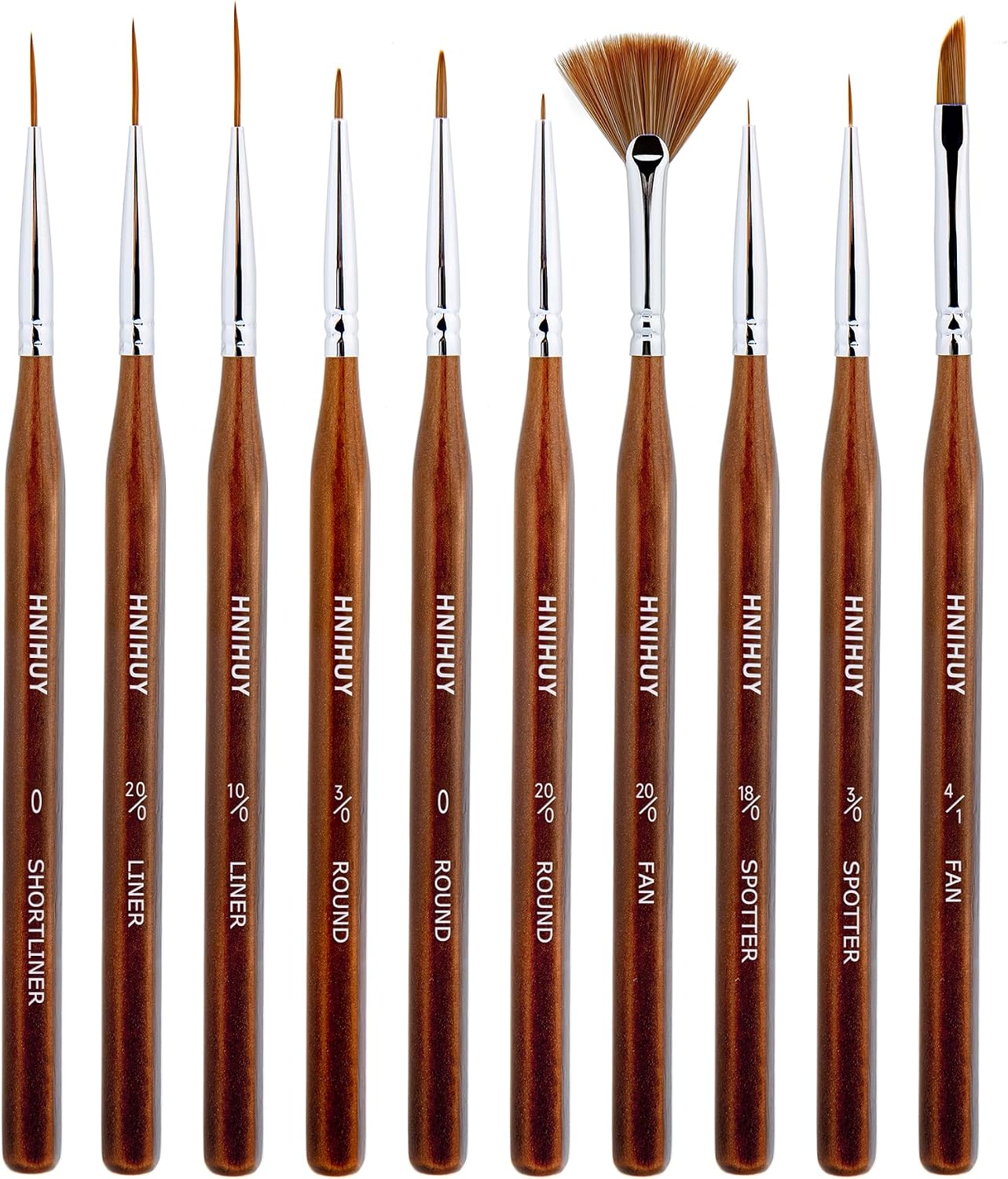 HNIHUY Detail Paint Brushes - Miniature Brushes for Fine Detailing