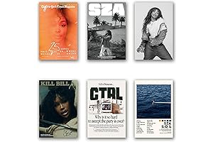 SZA Poster Music Star Poster Set - Stunning Wall Decor for Any Bedroom or Classroom