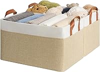 Vista 10 de GRANNY SAYS - Canastas de almacenamiento para estantes, cajas organizadoras para armario, cajas de almacenamiento para ropa con marco de metal