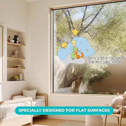 Miniatura 3 de EGD The Little Prince & Fox Kids - Decoración de pared para niños  Serie EGD X El Principito  Calcomanías de pared  Calcomanía de pared para bebé