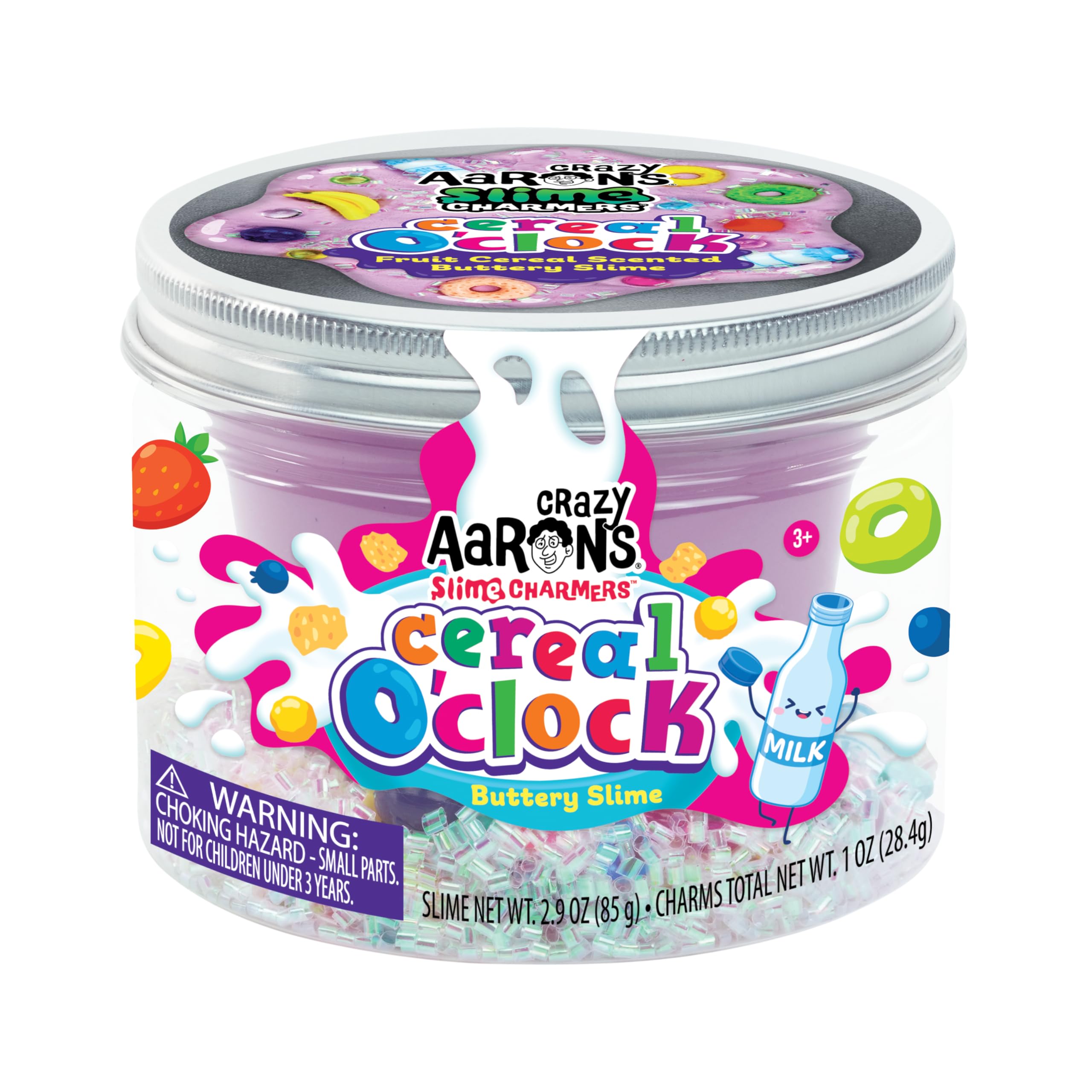 Crazy Aaron's Slime Charmers- Cereal O'Clock Buttery Slime - Made in USA