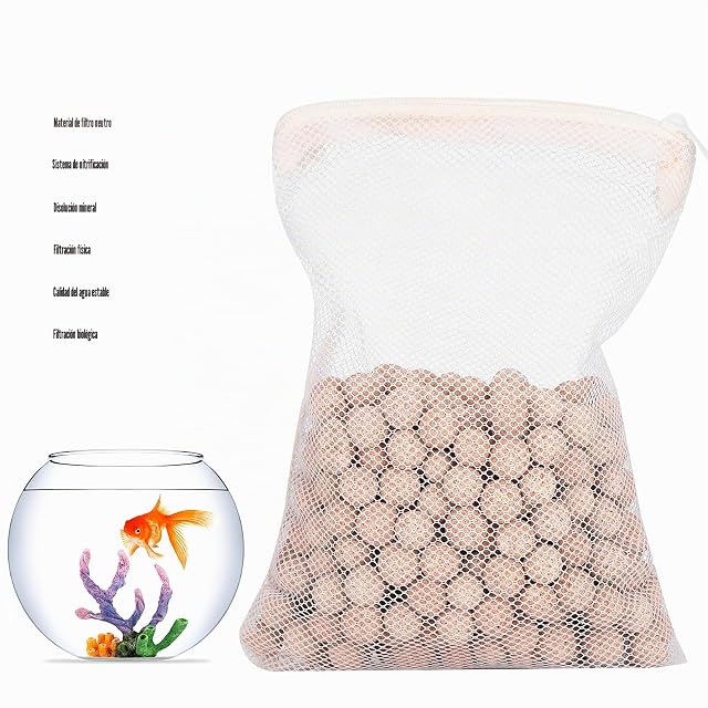 Foto 6 de 8 de Bola de bacterias para acuario Medios de filtro biológico para acuario Tanque de peces Bolas de filtración…
