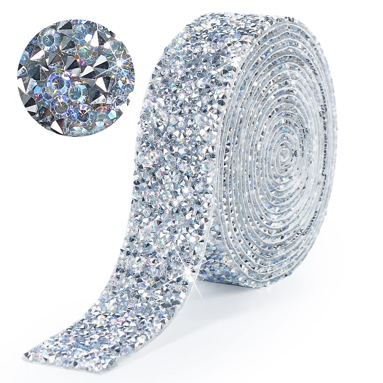 Selbstklebende Strassstreifen, 30 mm Harz-Strassband, Glitzerstreifen, Aufkleber, Strass-Klebeband für Handwerk, Spiegel, Kleiderschrank, Küche, Badezimmer, Dekoration