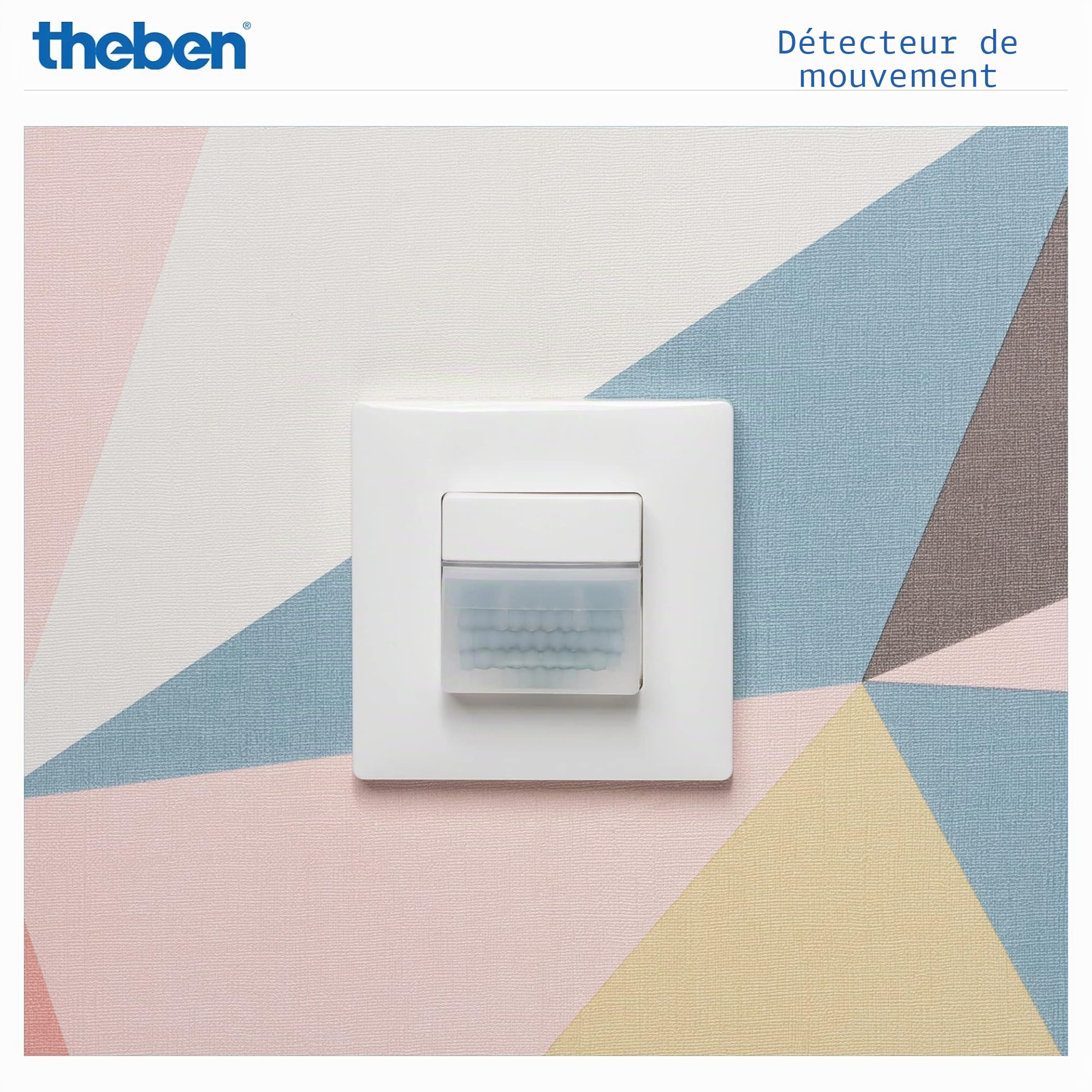 Theben 2060650 theMura S180-100 encastré WH détecteur de mouvement PIR
